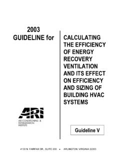 2003 GUIDELINE for CALCULATING THE EFFICIENCY OF …