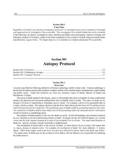 Section 501 Autopsy Protocol - Indiana