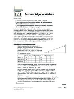 12.1 Razones trigonom&#233;tricas - math.kendallhunt.com