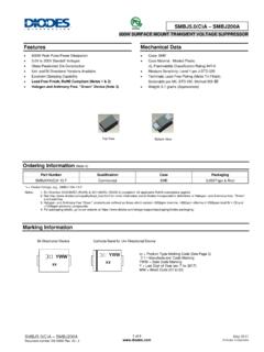 SMBJ5.0(C)A – SMBJ200A - Diodes Incorporated
