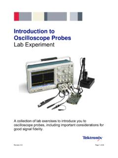 Introduction to Oscilloscope Probes: Lab Experiment