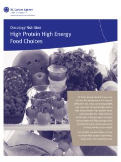 Oncology Nutrition High Protein High Energy …