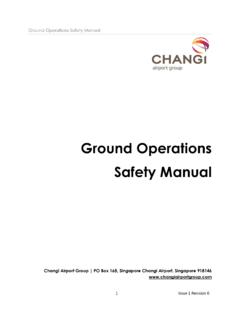 Ground Operations Safety Manual - Changi Airport