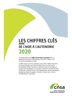 LES CHIFFRES CL&#201;S - CNSA