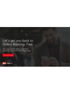 Let’s get you back to Online Banking. Fast.