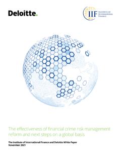 The effectiveness of financial crime risk management ...