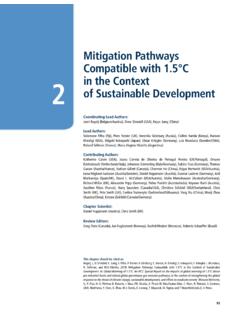 Mitigation Pathways Compatible with 1.5&#176;C in the Context ...