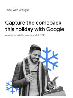 Capture the comeback this holiday with Google