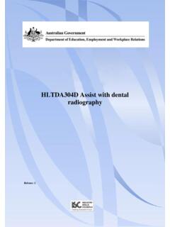 HLTDA304D Assist with dental radiography - training