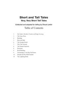 Short &amp; Tall Tales - Chuck Larkin