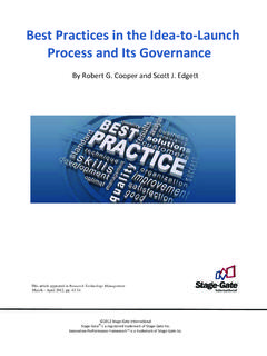 Best Practices in the to Process and Its Governance