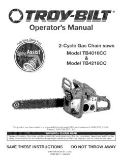 2-Cycle Gas Chain Model TB4218CC