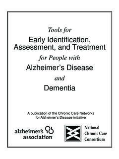Early Identification, Assessment, and Treatment - alz.org