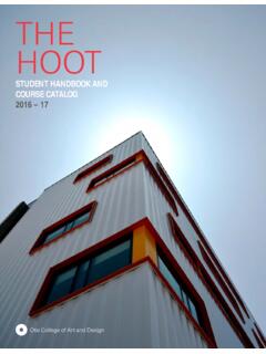 THE HOOT - Otis College of Art and Design
