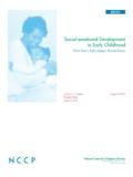 Social-emotional Development in Early Childhood