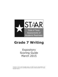 Grade 7 Writing - Texas Education Agency