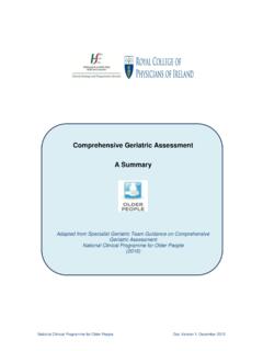 Comprehensive Geriatric Assessment A Summary