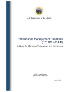 Performance Management Handbook (370 DM 430 HB)