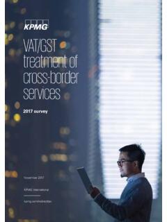VAT/GST treatment of cross-border services - KPMG