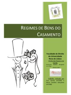 REGIMES DE BENS DO CASAMENTO - fd.unl.pt