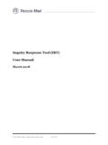 Inquiry Response Tool (IRT) User Manual - Fannie Mae