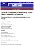 Updated Guidelines for Evaluating Public Health ...