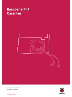 Case Fan Product Brief - Raspberry Pi