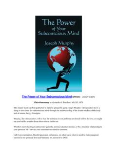 The Power of Your Subconscious Mind - Dr. Alex Rinehart