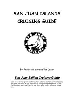SAN JUAN ISLANDS CRUISING GUIDE