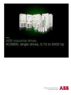 Catalog ABB industrial drives ACS800, single drives, 0.75 ...