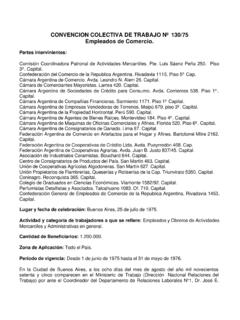 CONVENCION COLECTIVA DE TRABAJO N&#186; 130/75 …