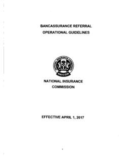 BANCASSURANCE REFERRAL OPERATIONAL GUIDELINES - naicom.gov.ng