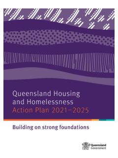 Queensland Housing and Homelessness Action Plan 2021-2025