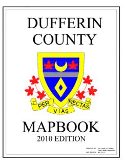 STREET INDEX EC 2008 - County of Dufferin