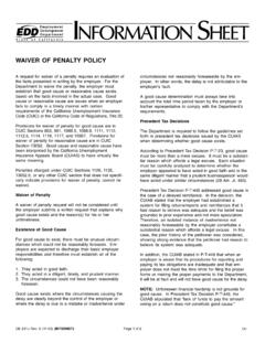 WAIVER OF PENALTY POLICY - zillionforms.com