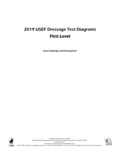 2019 USEF Dressage Test Diagrams First Level - May iDesign