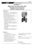 ACTIVAL Motorized Two-way Valve with Flanged ... - …