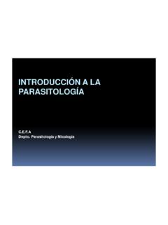 INTRODUCCI&#211;N A LA PARASITOLOG&#205;A - higiene.edu.uy