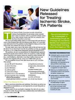 New Guidelines Released for Treating Ischemic Stroke, TIA ...