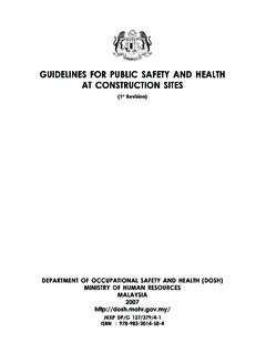 GUIDELINES FOR PUBLIC SAFETY AND HEALTH AT …