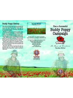 Buddy Poppy History Plan a Successful Buddy Poppy The ...