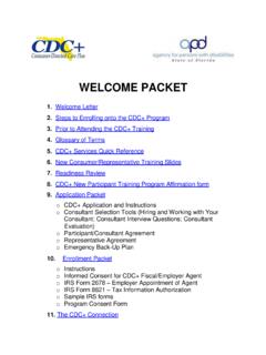 WELCOME PACKET - Florida