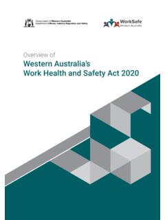 Western Australia's Work Health and Safety Act 2020 - guide