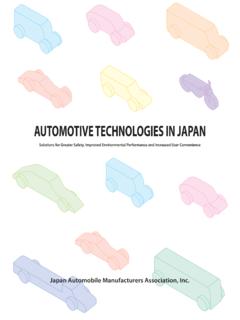 Automotive Technologies in Japan - JAMA