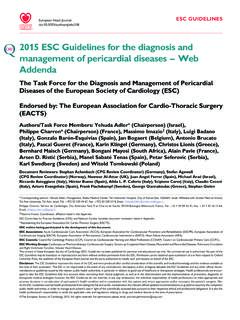 2015 ESC Guidelines for the diagnosis and management of ...