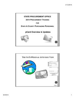 pCard Overview &amp; Updates - Hawaii Procurement