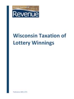 Wisconsin Taxation of Lottery Winnings
