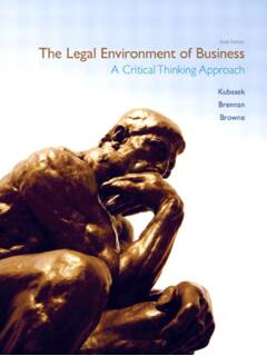 Legal Environment of Business, 6th Edition
