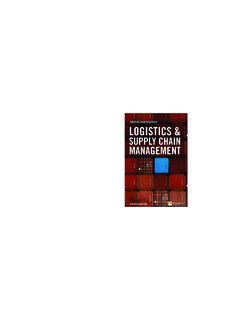 Martin Christopher Logistics and Supply Chain Management ...