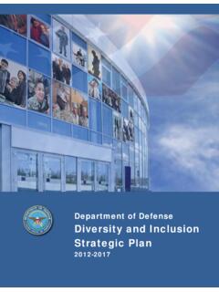 DoD Diversity Strategic Plan - U.S. Department of Defense